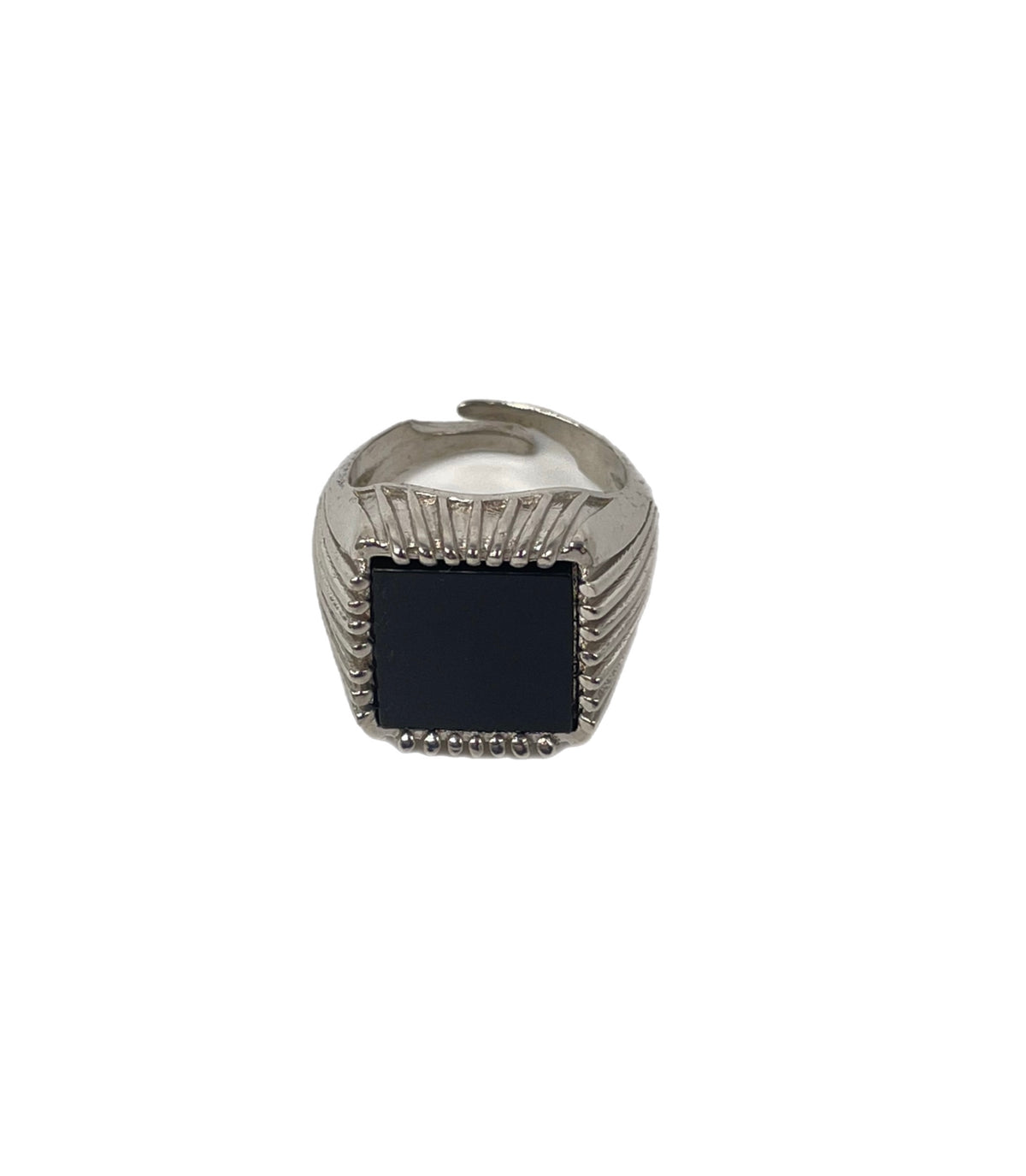 Anello onice quadrato